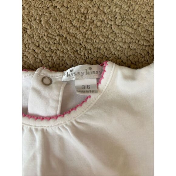 Kissy Kissy 3-6m embroidered romper - Picture 3 of 3